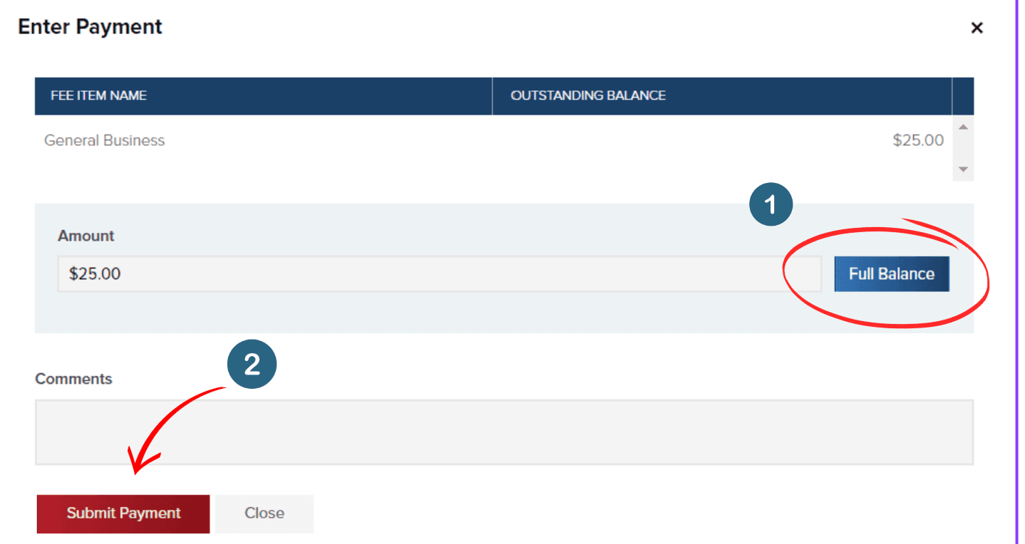 Enter Payment in Community  Core 