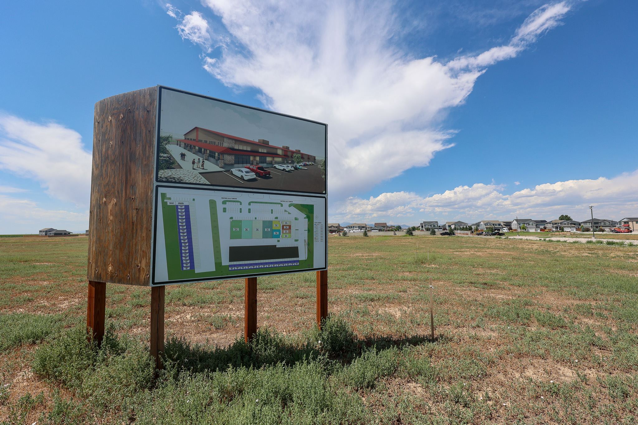 the Wellington Business Center site at 3997 Water Lily Drive in Wellington.